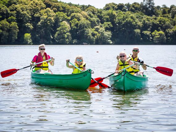 Canoë en famille camping le Pin Parasol